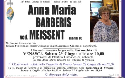 Barberis Anna Maria ved. Meissent