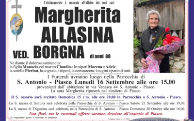 Allasina Margherita ved. Borgna